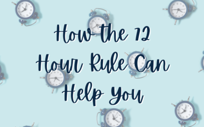 How the 72 Hour Rule Can Help You