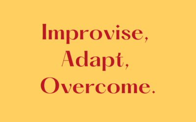 Improvise, Adapt, Overcome.